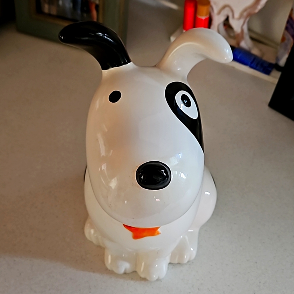 Vintage Target Dog Cookie Container